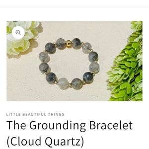 The Grounding Bracelet (Cloud Quartz)